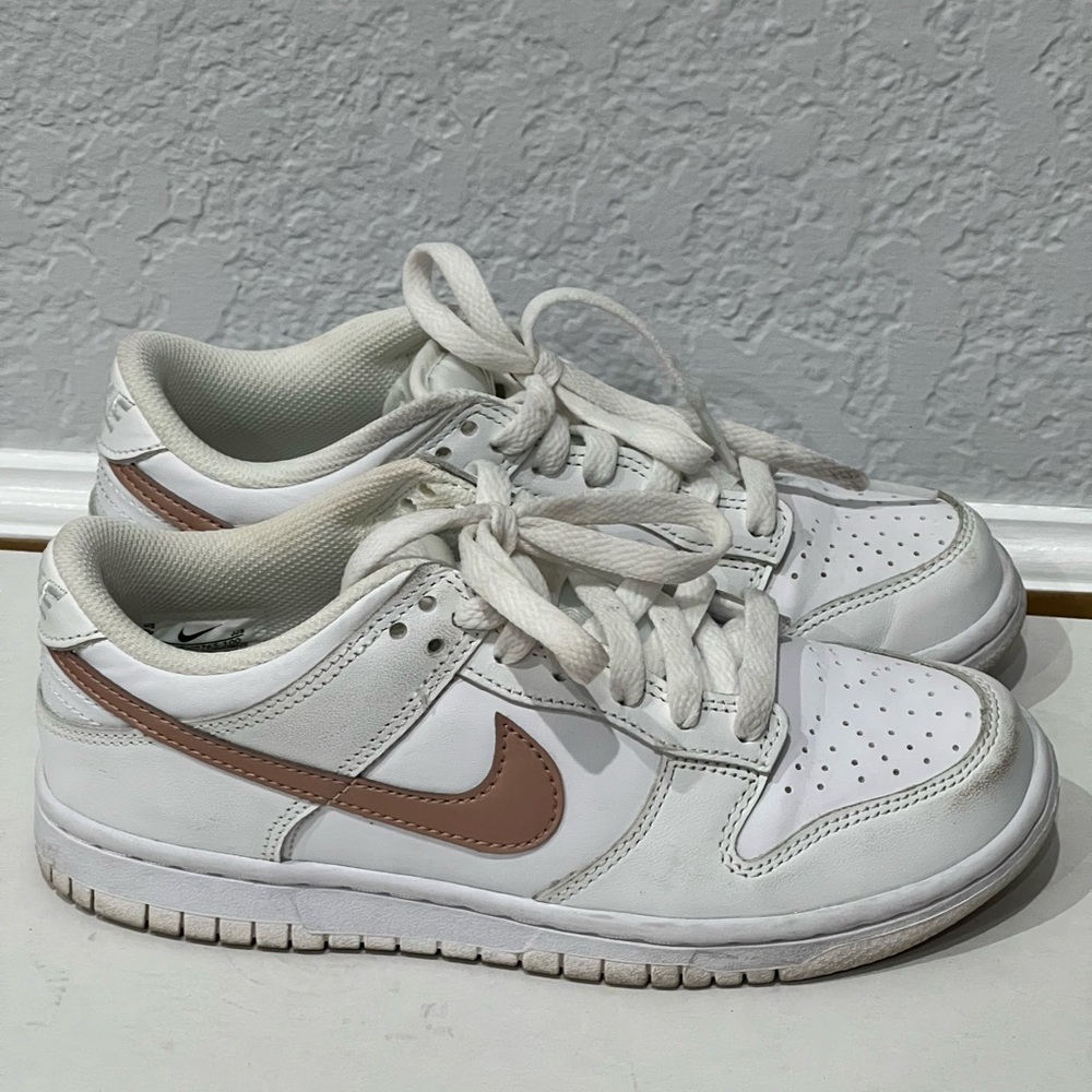 Nike Dunk Low White Pink Kids